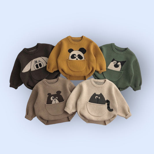 Pocket Animal Sweaters