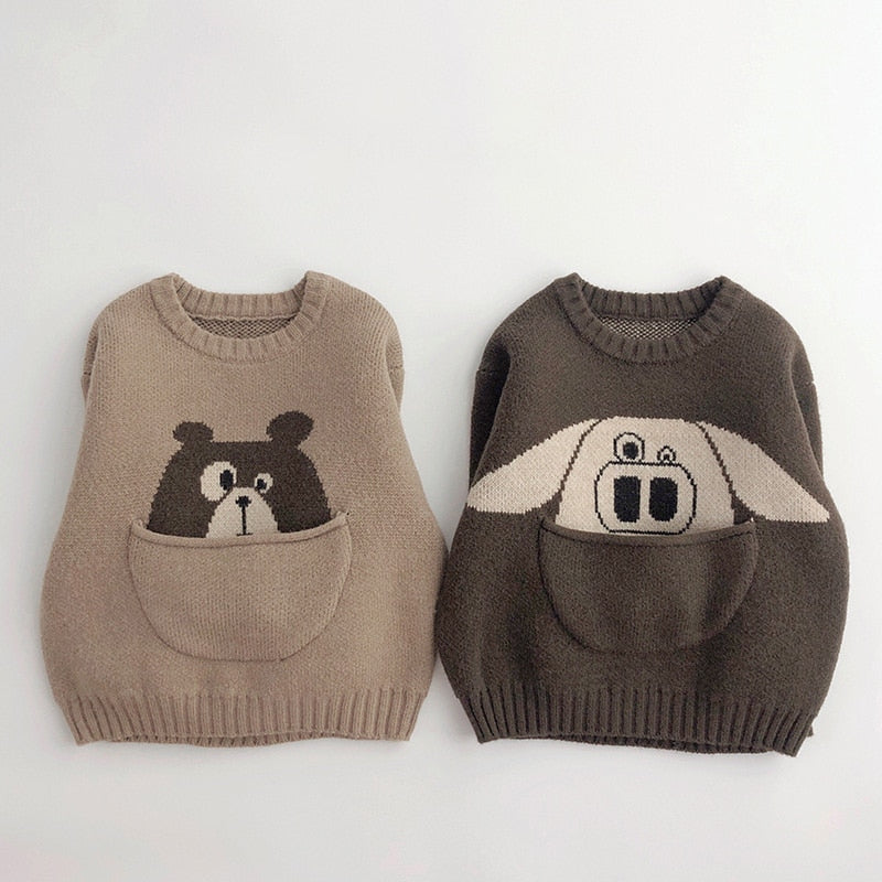 Pocket Animal Sweaters