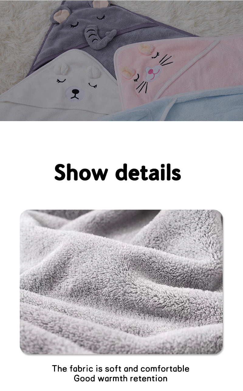 Soft Coral Fleece Bath Towel Large Bath Towel For Children - Temu