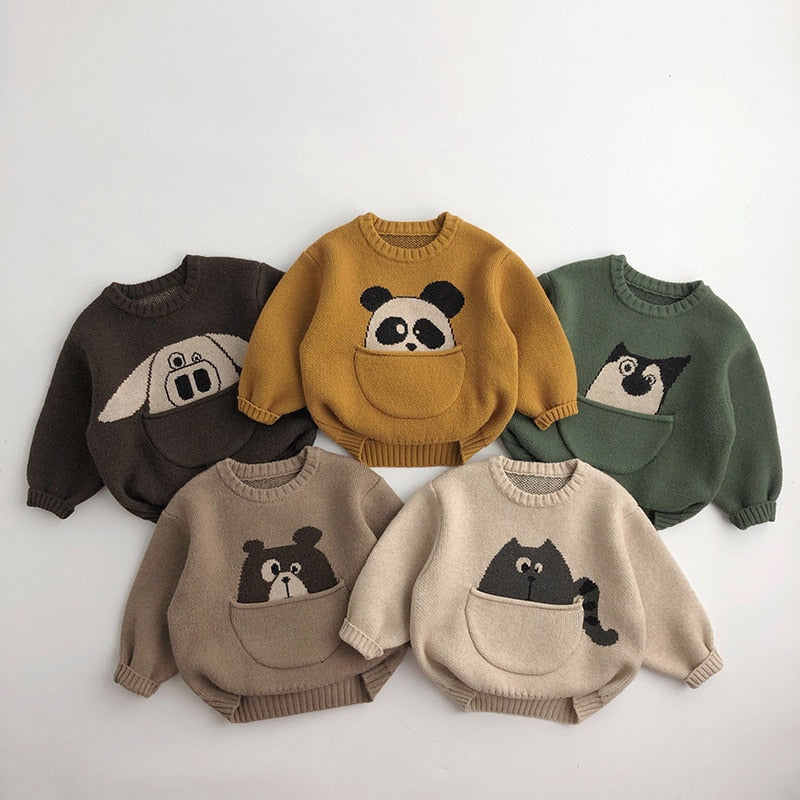 Pocket Animal Sweaters