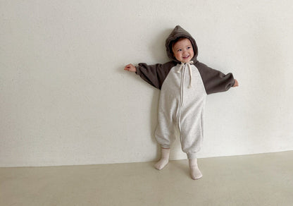 Baby Hooded Jumpsuit