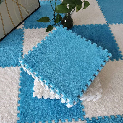 Colorful Soft Plush Baby Play Mat