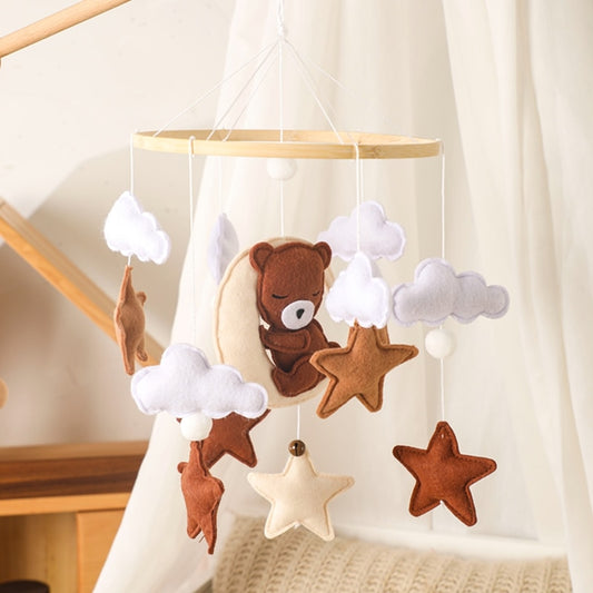 Bear Cloudy Star Moon Hanging Mobile